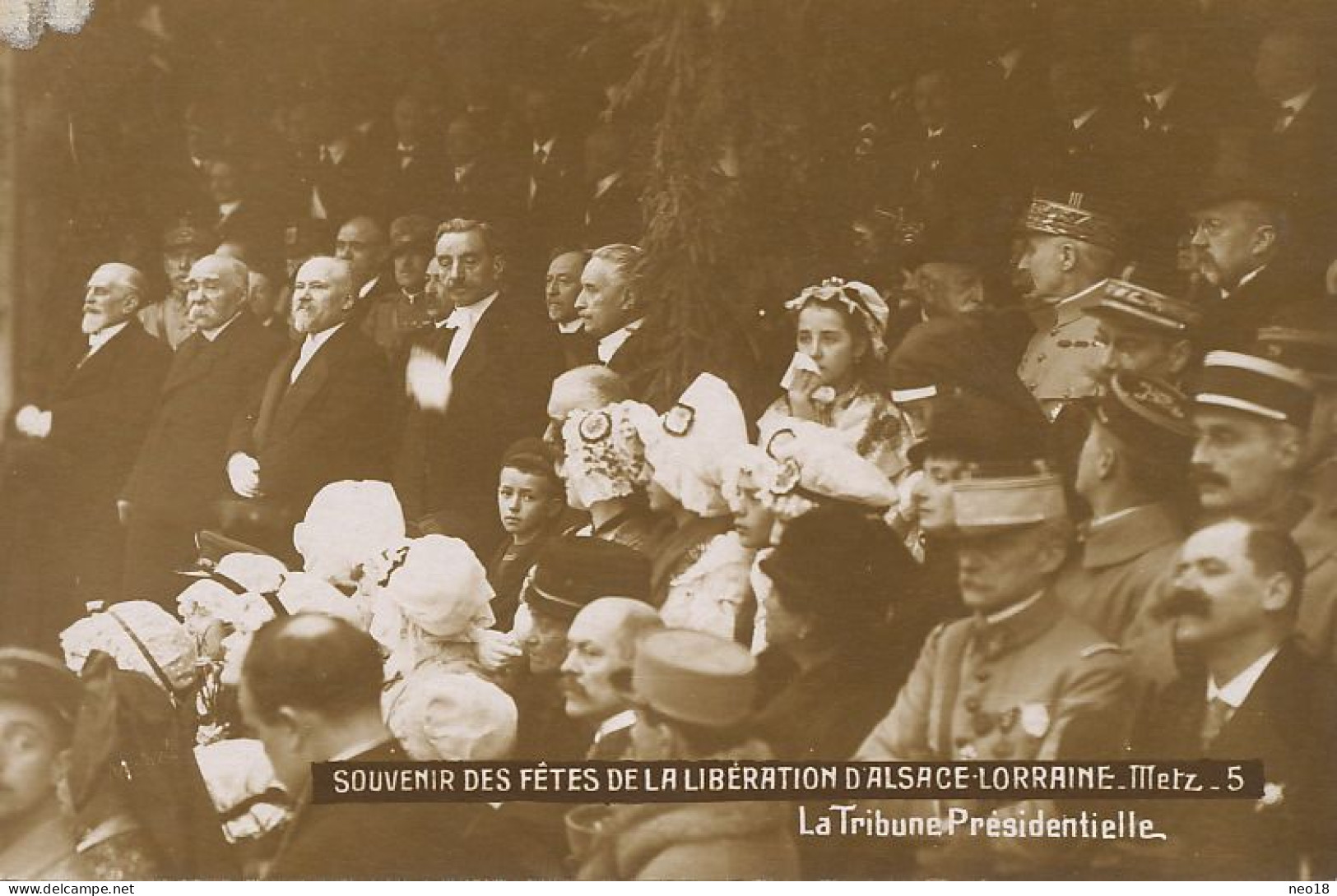 Georges Clemenceau Né à M. Assistant Fetes Alsace Lorraine FM Franchise Militaire - Mouilleron En Pareds