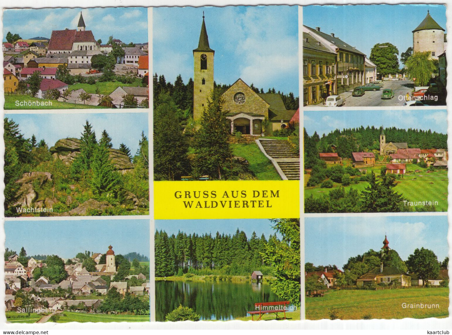 Gruß Aus Dem Waldviertel - (N.Ö., Österreich) - U.a. Ottenschlag - Renault 4, VW 1200 Käfer/Cox - Zwettl