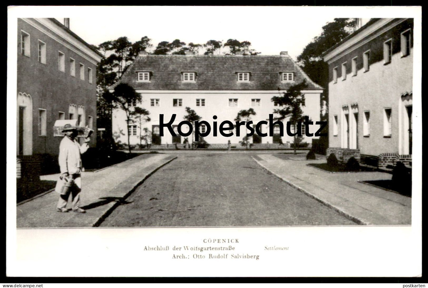 ÄLTERES REPRO FOTO BERLIN CÖPENICK ABSCHLUSS DER WOLFSGARTENSTRASSE KÖPENICK BERLIN ARCHIV FOTO RIECHEL Photo - Koepenick