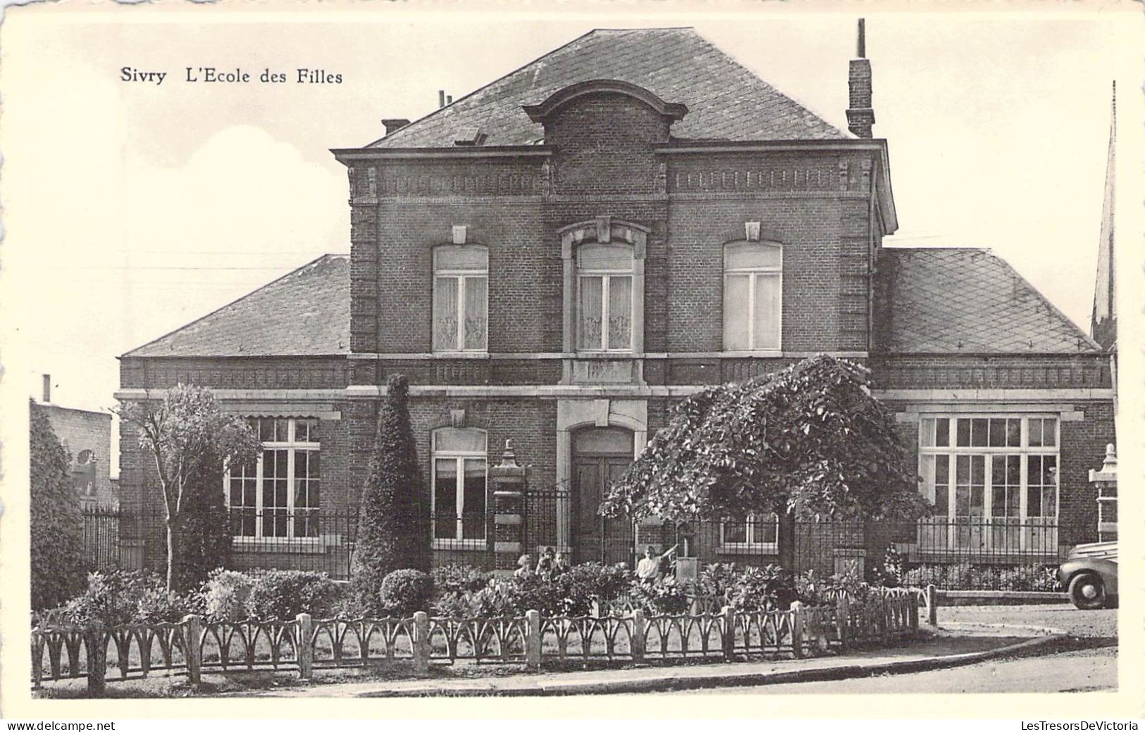 BELGIQUE - SIVRY - L'école Des Filles - Editeur Pol Wérion Dumoulin - Carte Postale Ancienne - Sivry-Rance