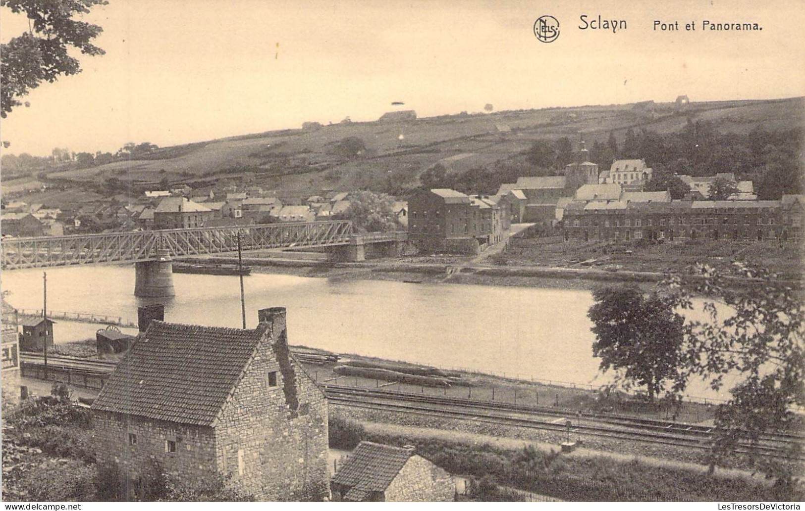 BELGIQUE - SCLAYN - Pont Et Panorama - Carte Postale Ancienne - Andere & Zonder Classificatie