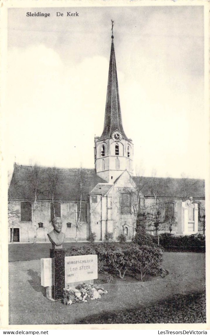 BELGIQUE - SLEIDINGE - De Kerk - Carte Postale Ancienne - Sonstige & Ohne Zuordnung