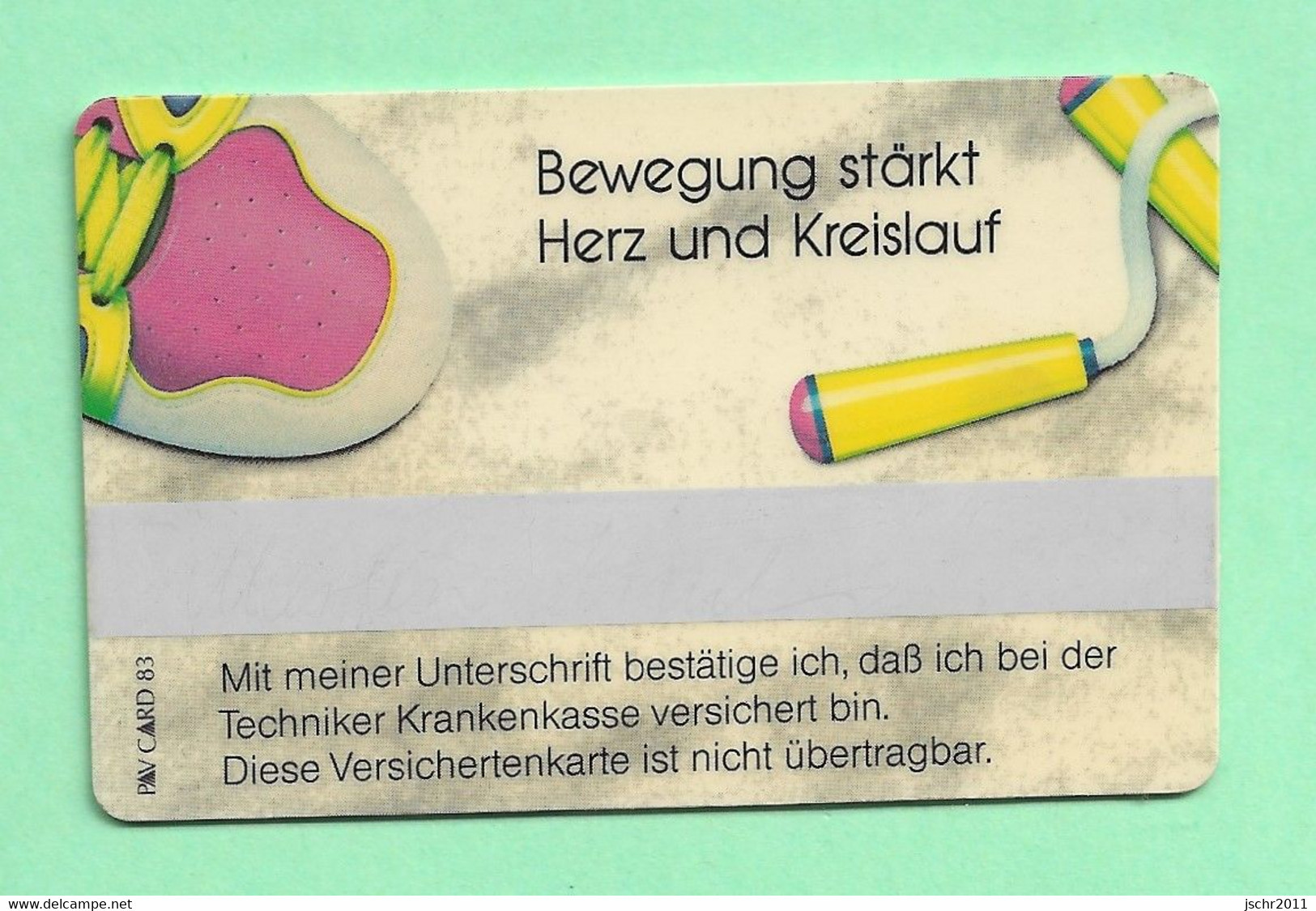 CARTE A PUCE *** VERSICHERTEN KARTE *** (A6-P7) - Sonstige & Ohne Zuordnung