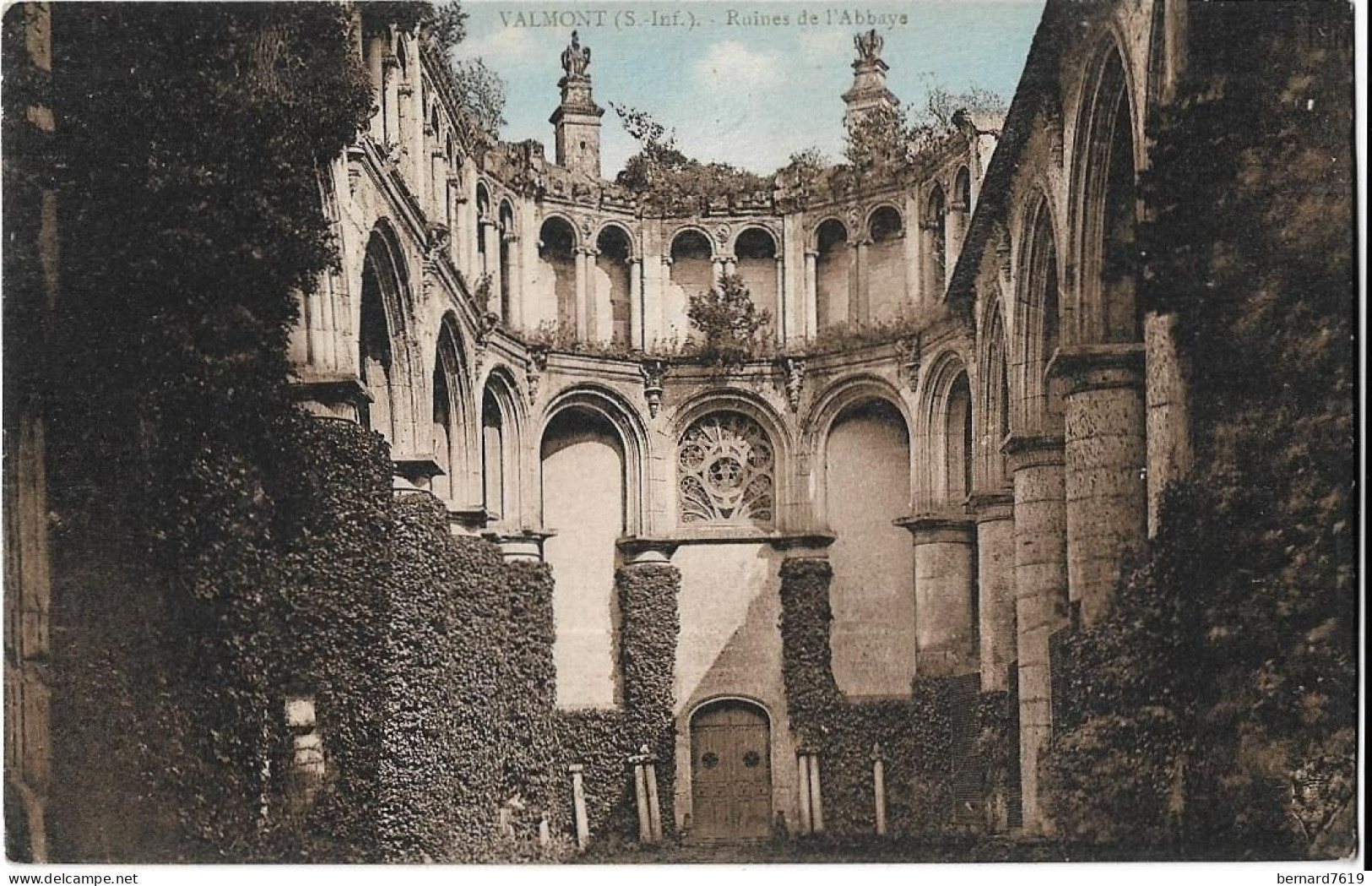 76  Valmont -  Ruines De L'abbaye - Valmont