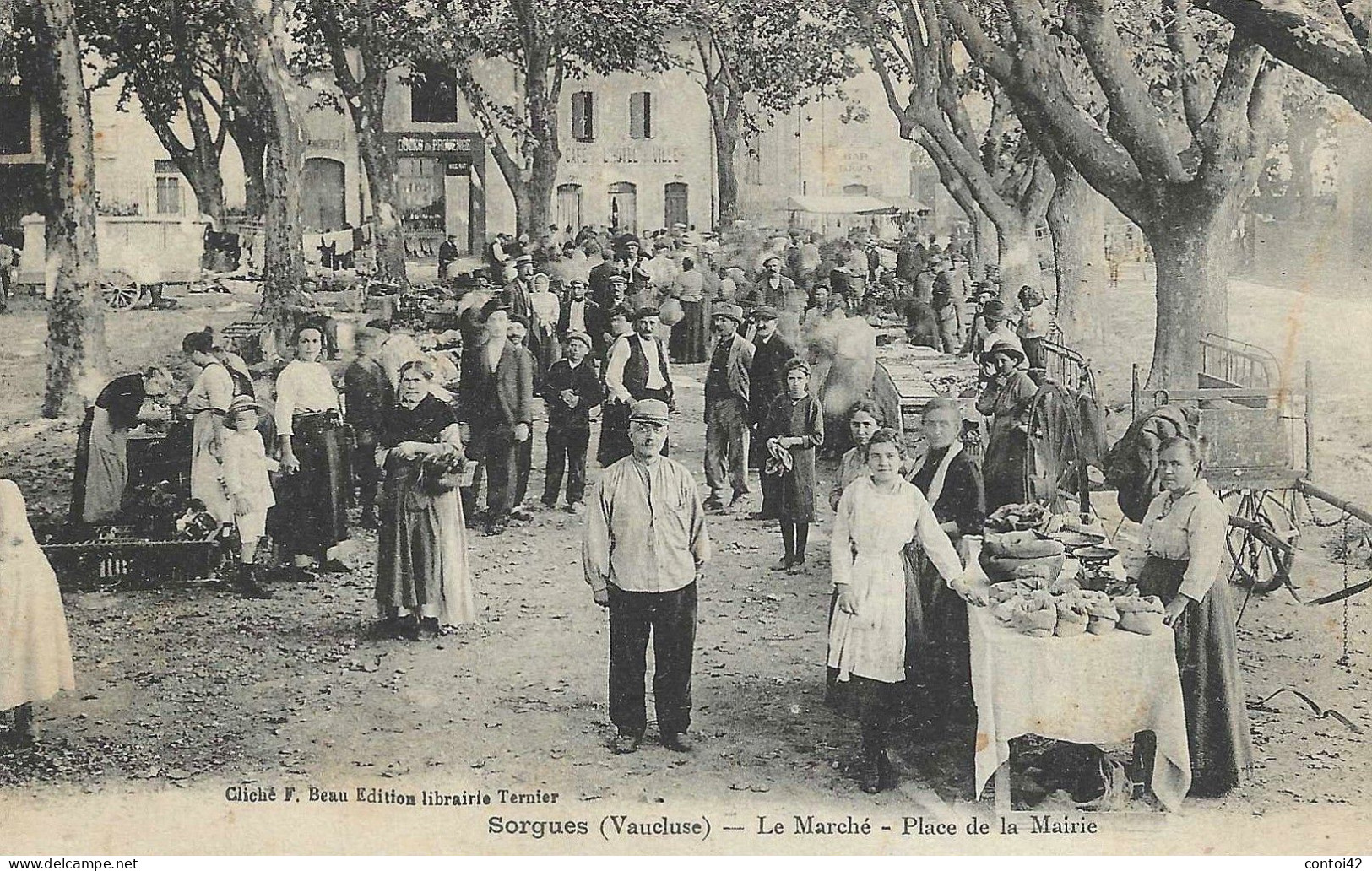 84 SORGUES LE MARCHE PLACE DE LA MAIRIE METIER ANIMATION VAUCLUSE - Sorgues