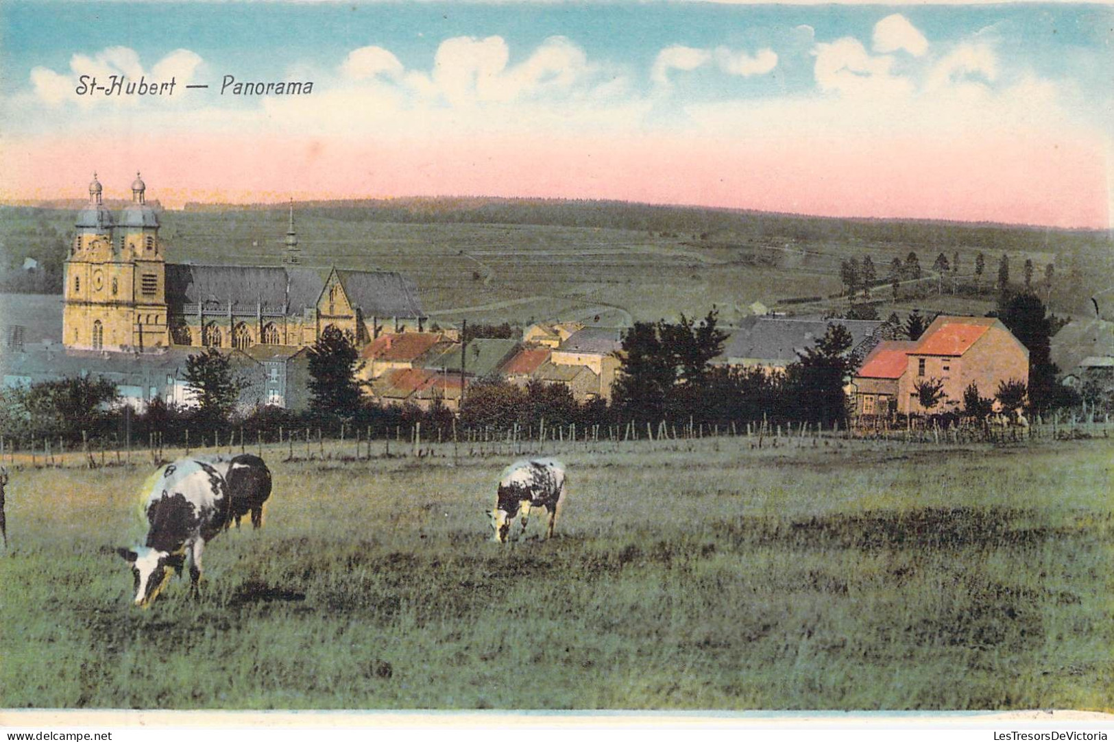 BELGIQUE - ST HUBERT - Panorama - Edit F Butenaers - Carte Postale Ancienne - Saint-Hubert