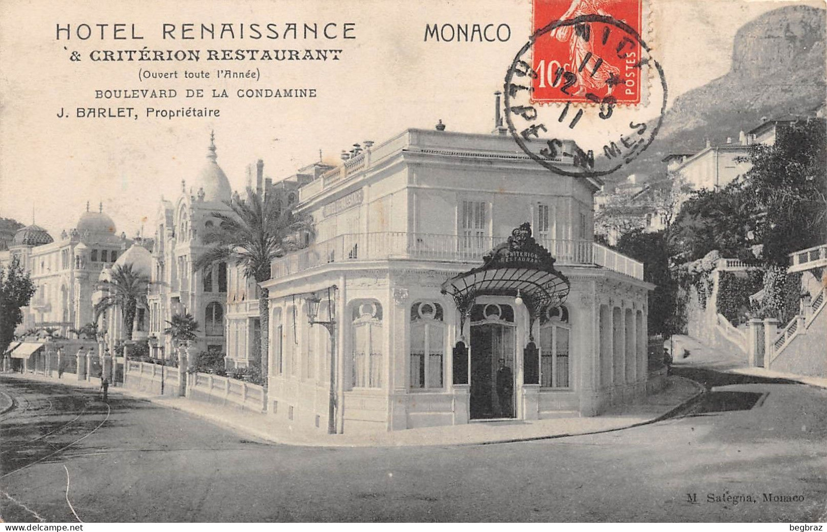 MONACO   RESTAURANT CRITERION  HOTEL RENAISSANCE - Cafés & Restaurants