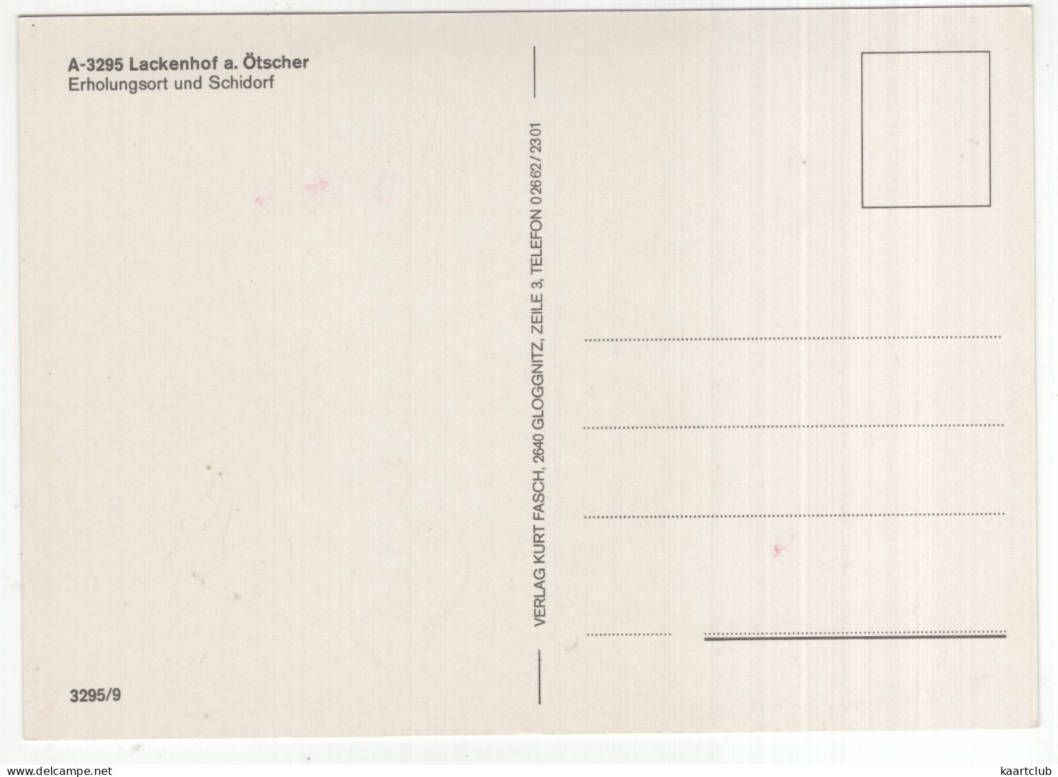 Erholungsdorf Lackenhof A. Ötscher  - (N.Ö., Österreich) - Scheibbs