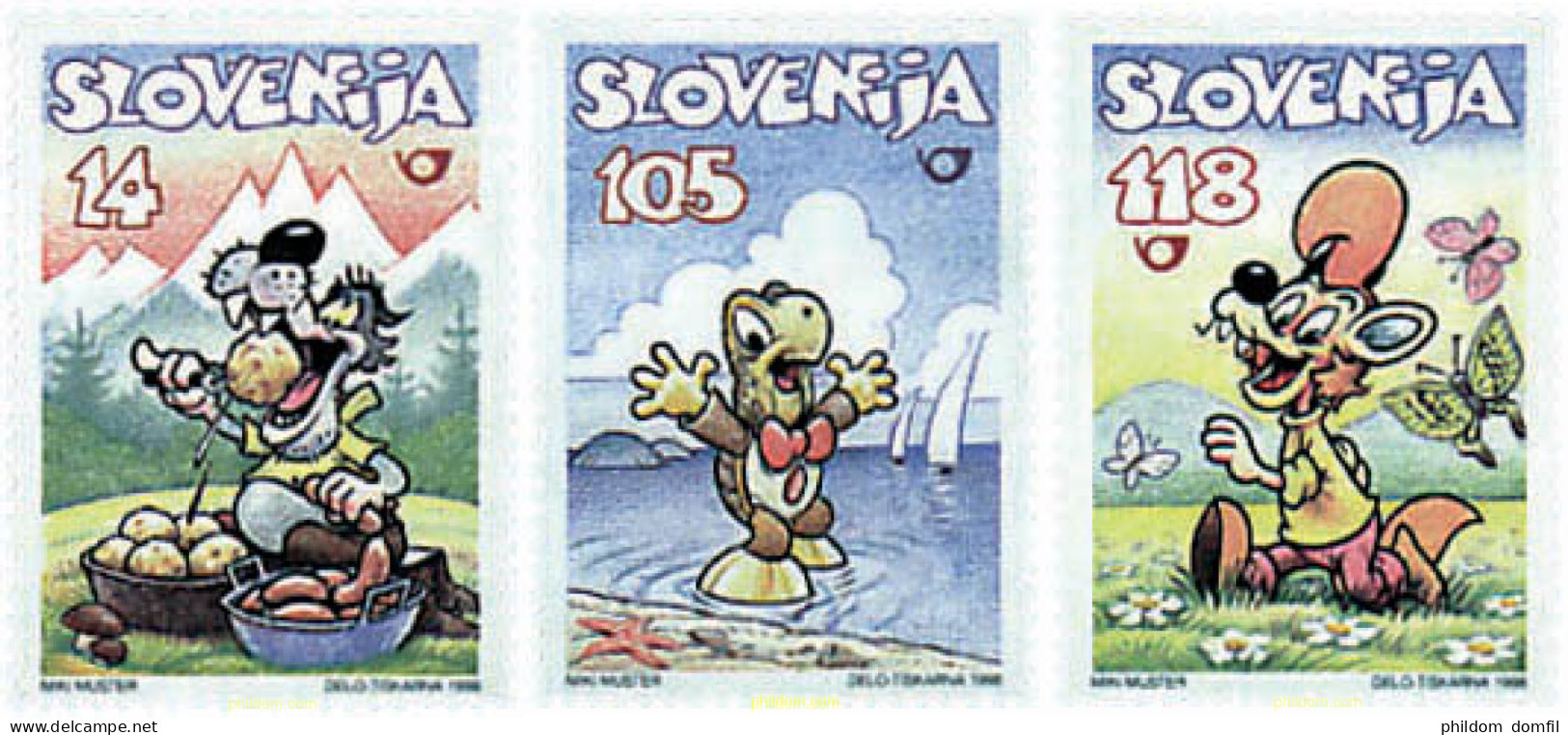 94575 MNH ESLOVENIA 1998 COMICS - Spinnen