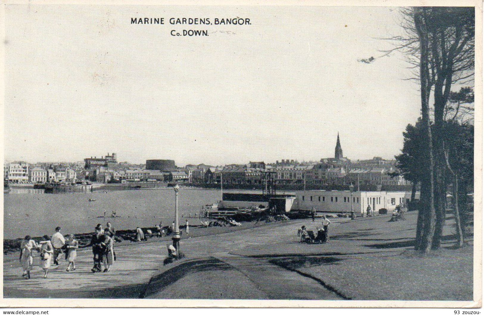 IRLANDE. Marine Gardens Bangor. Animée. 1958. - Down