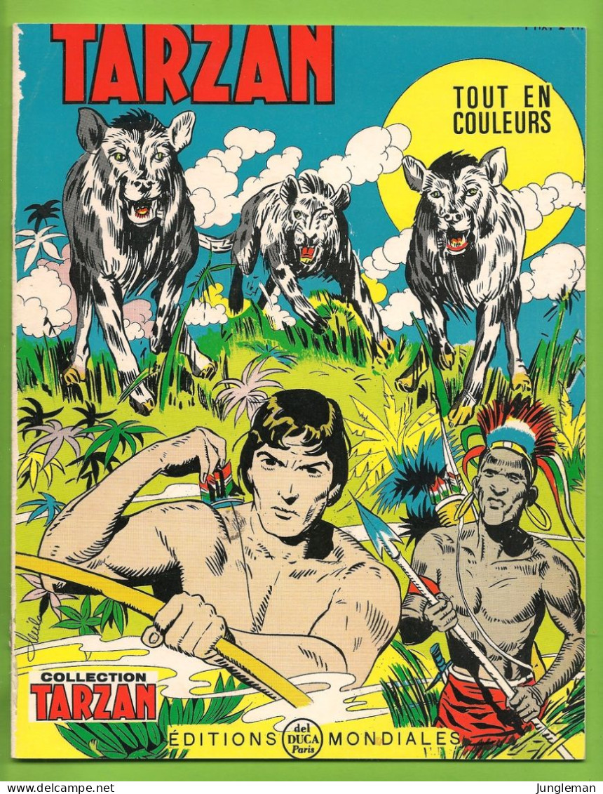 Tarzan N°33 - Tout En Couleurs - Dessins John Celardo - Editions Mondiales - Del Duca à Paris - 1968 - Extrait D'album - Tarzan