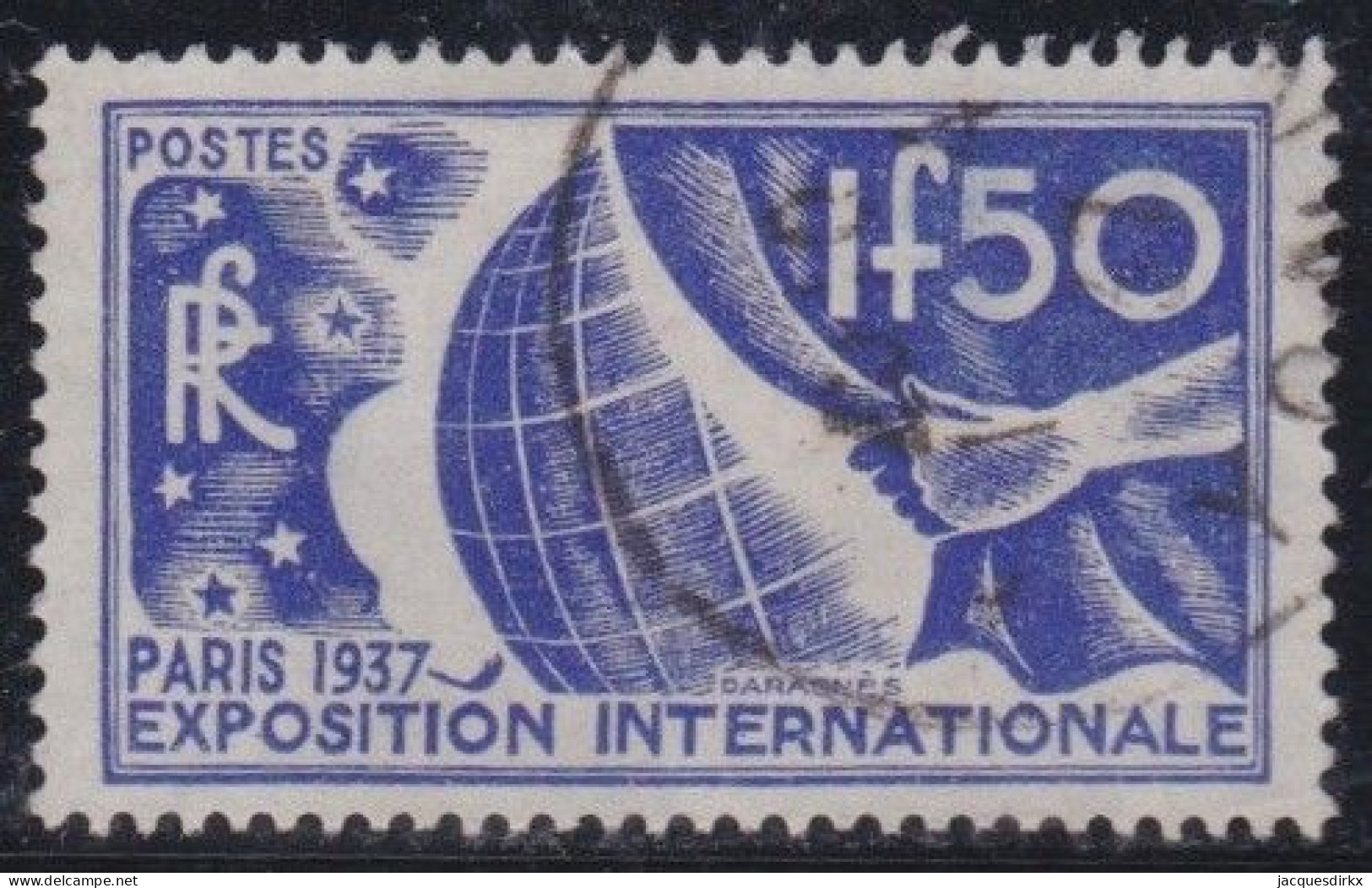 France  .  Y&T   .   327     .   O    .    Oblitéré - Used Stamps