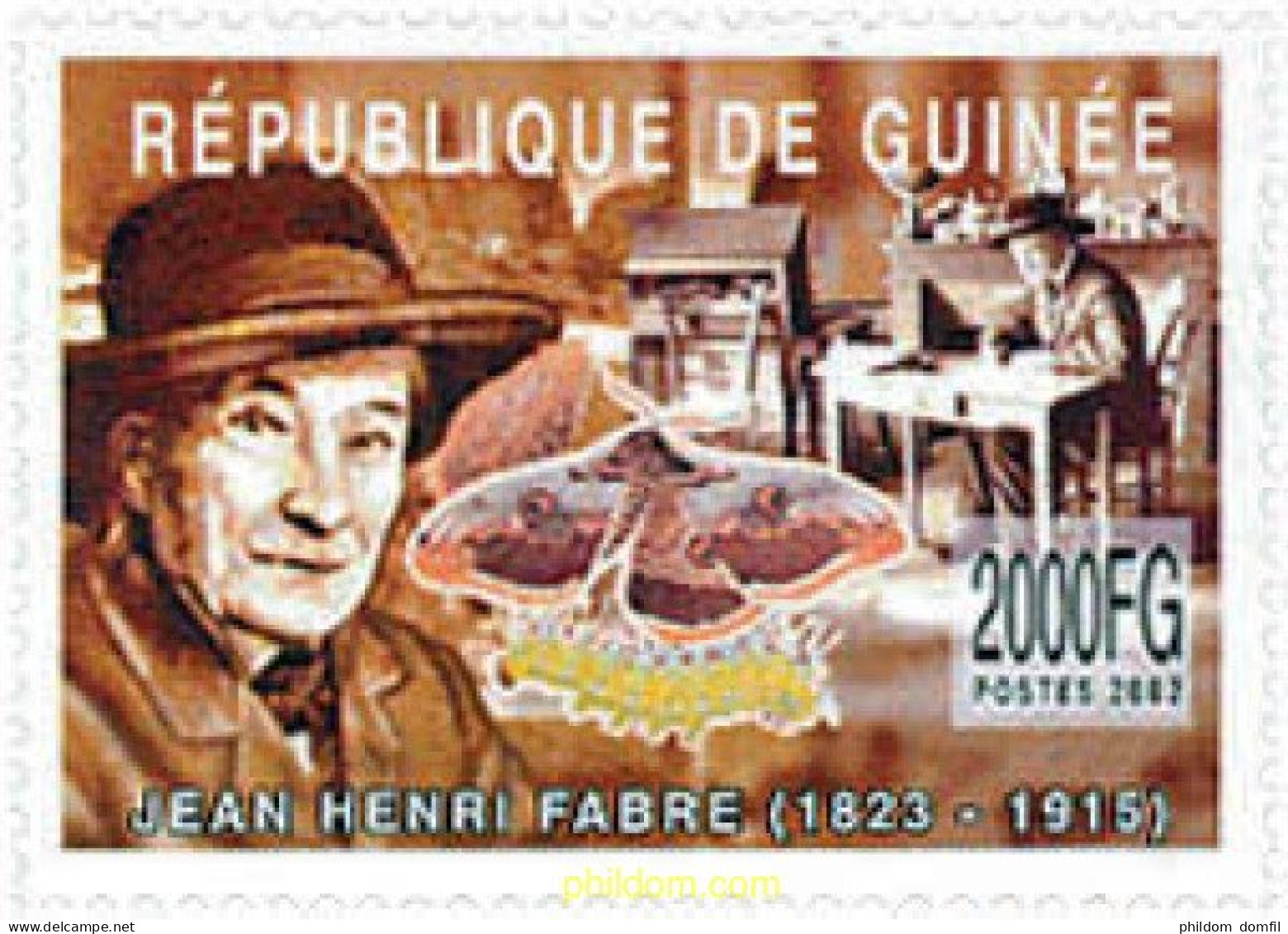 701361 MNH GUINEA 2002 PERSONAJES - Araignées