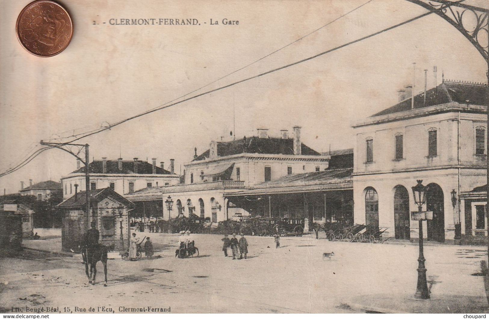 63 - Carte Postale Ancienne De  CLERMONT FERRAND   La Gare - Clermont Ferrand