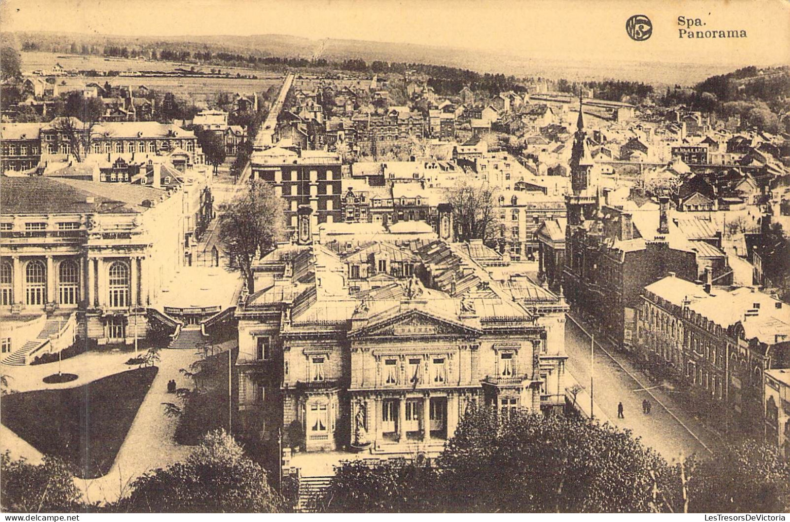 BELGIQUE - SPA - Panorama - Edition Weenenk & Snel  - Carte Postale Ancienne - Spa