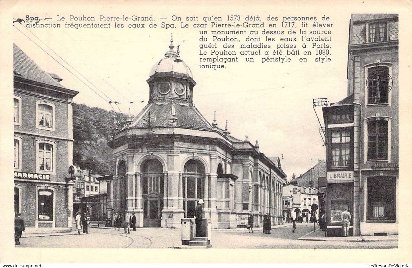 BELGIQUE - SPA - Le Pouhon Pierre Le Grand  - Carte Postale Ancienne - Spa