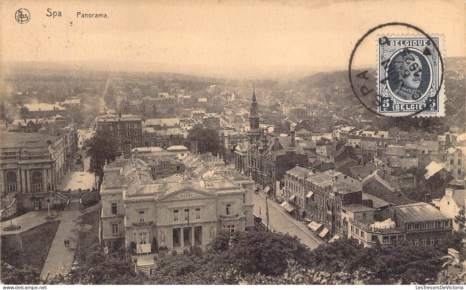BELGIQUE - SPA - Panorama - Edition F Mission - Carte Postale Ancienne - Spa