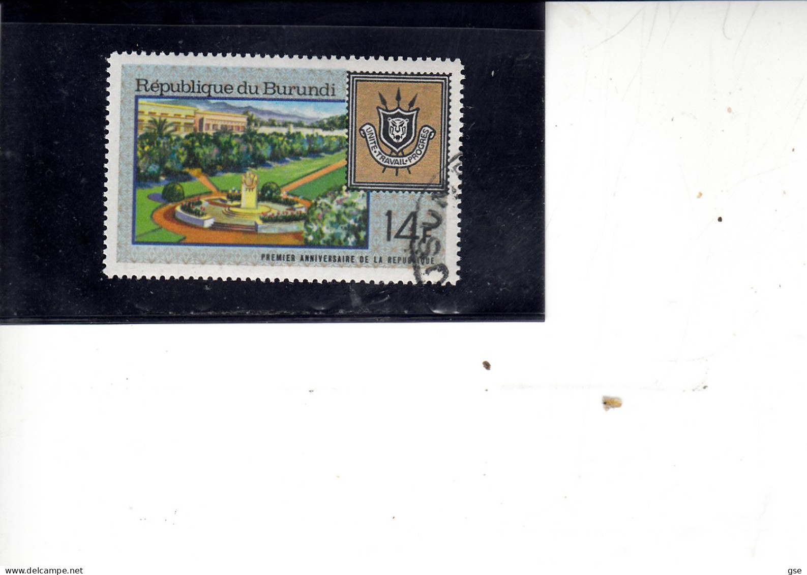 BURUNDI  1977 - Yvert  787° - Indipendenza - Gebraucht