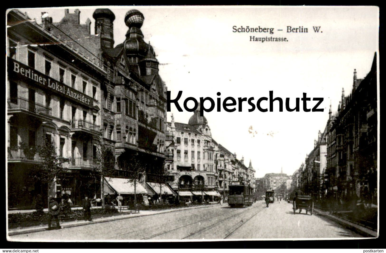 ÄLTERES REPRO FOTO BERLIN SCHÖNEBERG HAUPTSTRASSE BERLINER LOKAL ANZEIGER BERLIN ARCHIV FOTO RIECHEL Photo - Schöneberg