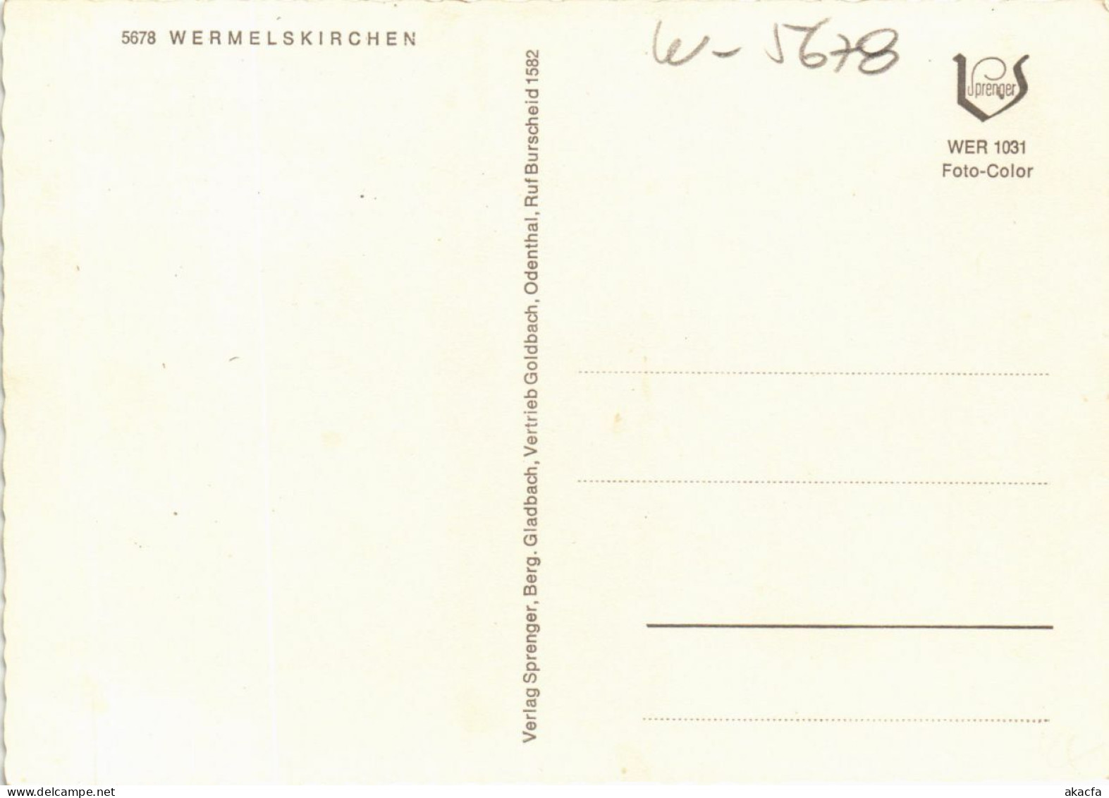 CPM AK Wermelskirchen -Scenes -Modern Card GERMANY (858089) - Wermelskirchen