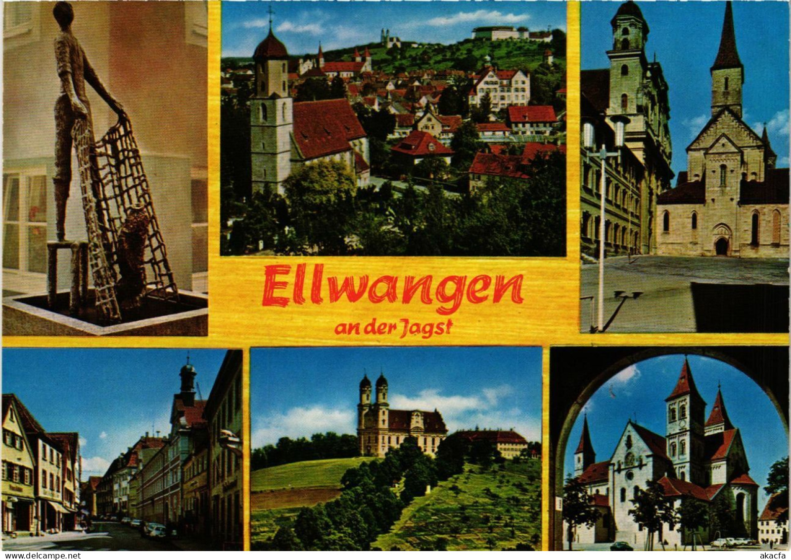 CPM AK Ellwangen An Der Jagst – Scenes – Modern Card GERMANY (857267) - Ellwangen