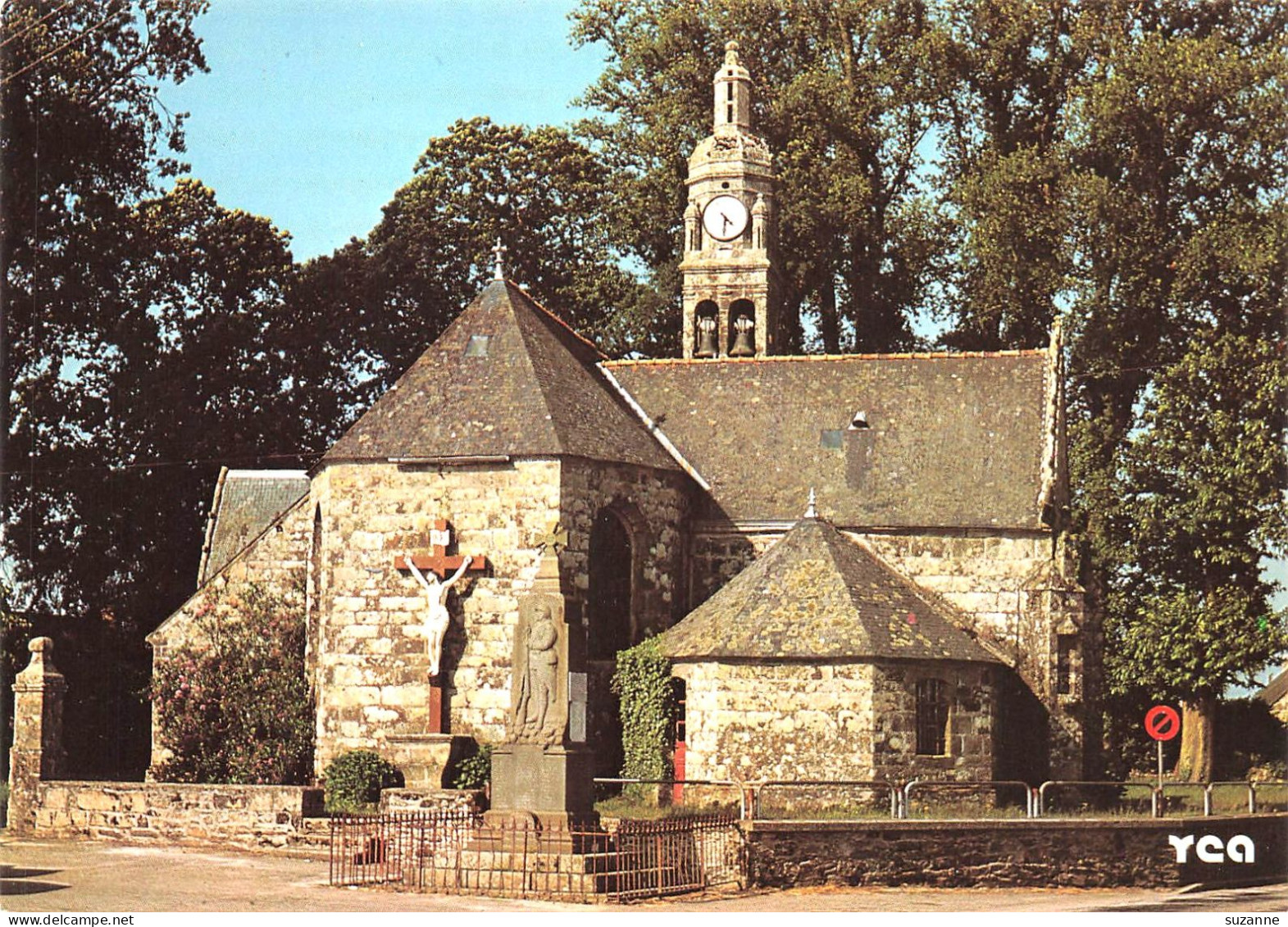 Sur L'isole - ROUDOUALLEC - Le Chevet De L'église N.D. De Lorette - YCA B.E.B. Caoudal N°3 - Rohan