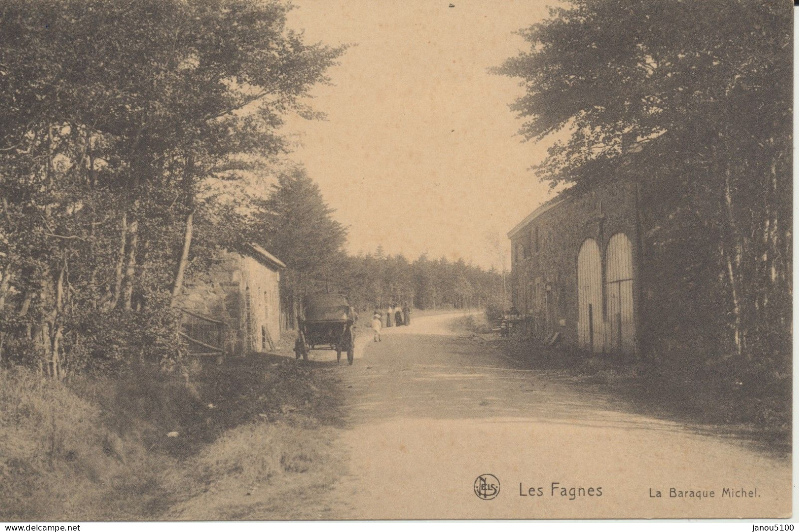 CARTES POSTALES  BELGIQUE     (PROVINCE DE LIEGE)  LES FAGNES    LA BARAQUE MICHEL - Eupen