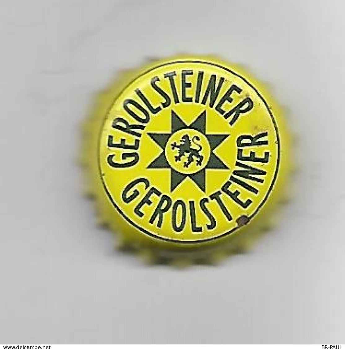 ALLEMAGNE / CAPSULE EAU MINERALE GEROLSTEINER FOND JAUNE - Limonade