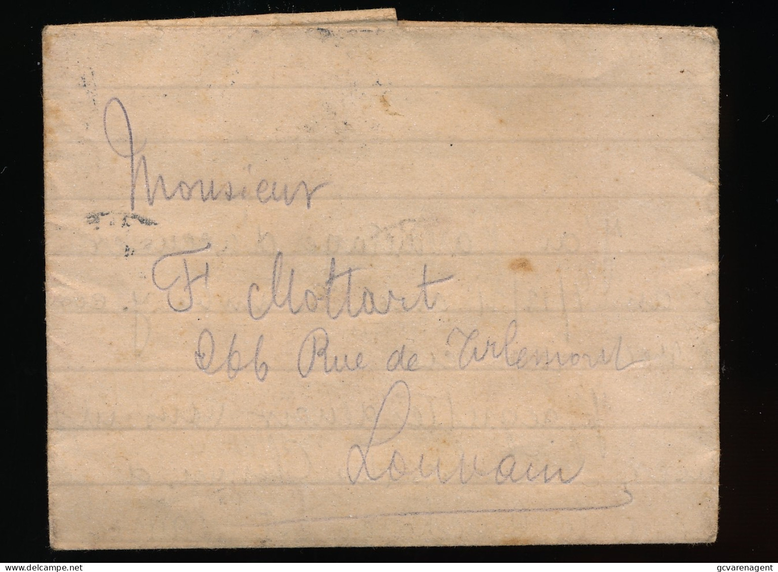 LETTER 1921  ALEXANDRIE TO LOUVAIN  BELGIUM    3 SCANS - 1915-1921 British Protectorate