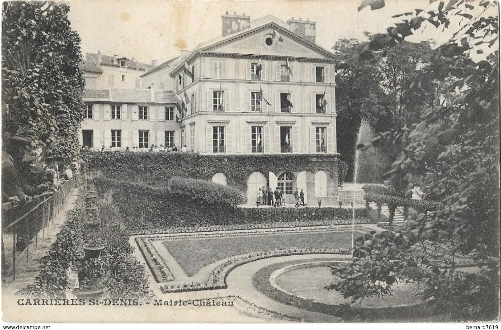 78    Carrieres  Saint Denis  - Mairie - Chateau - Carrières-sur-Seine