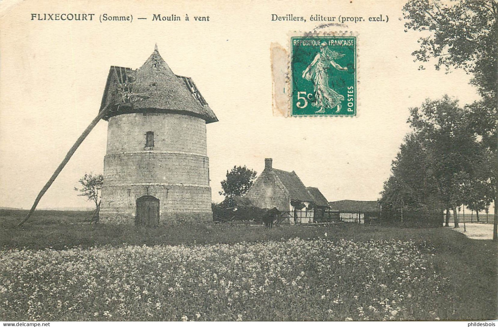 SOMME  FLIXECOURT   Moulin A Vent - Flixecourt