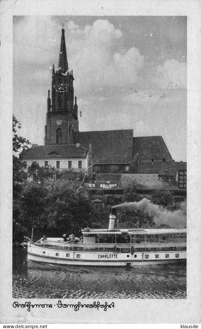 Rathenow - Dampfer "Charlotte" Feldpost 1943 - Rathenow