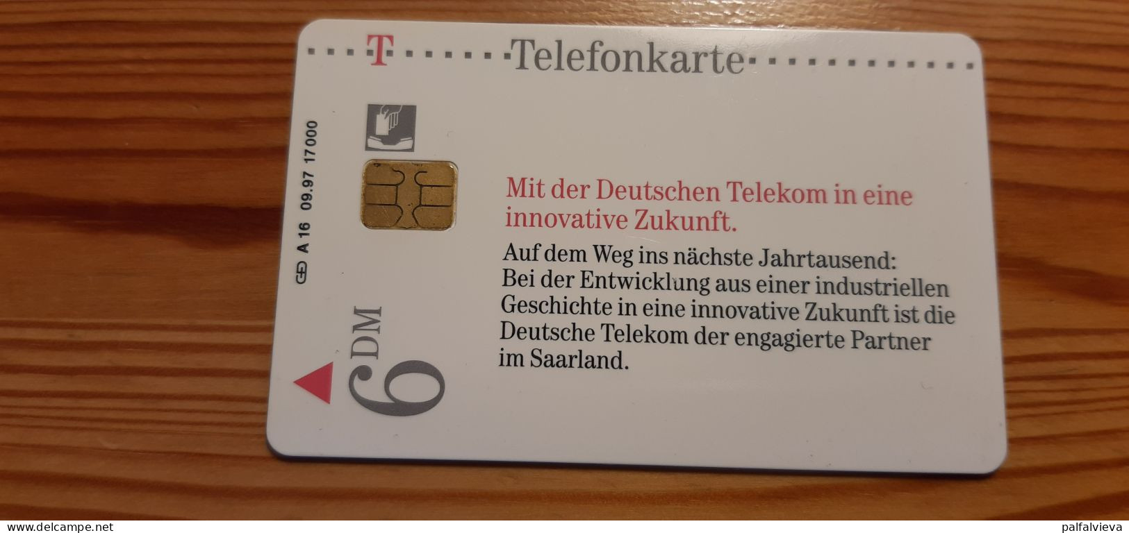 Phonecard Set Germany A 16 09.97. Innovativ Im Saarland 100.000 Ex - A + AD-Series : D. Telekom AG Advertisement