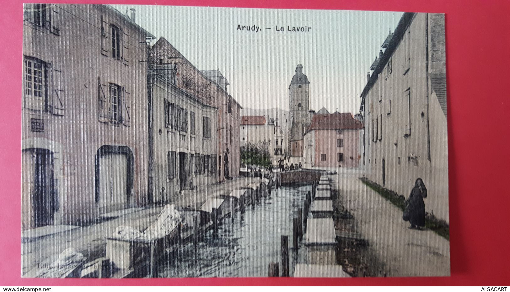 Arudy Le Lavoir , Carte Toilée - Arudy