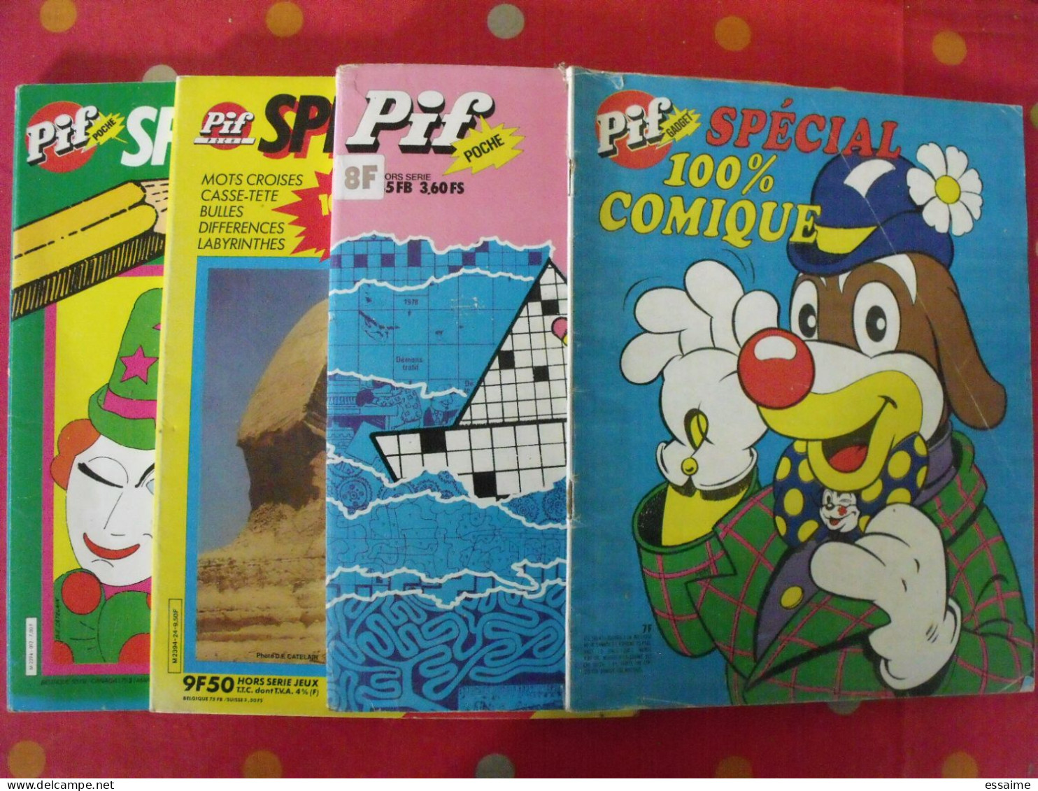 3 Pif Spécial Jeux. 1979-80. Cézard Kamb Mas PoirierBD à Redécouvrir - Pif - Autres