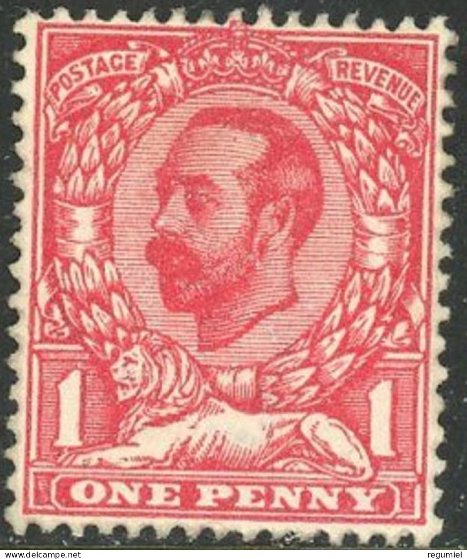 Gran Bretaña  130 * Charnela. 1911 - Unused Stamps