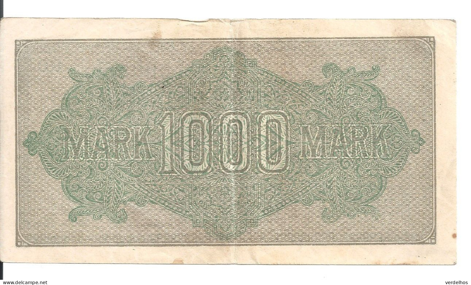 ALLEMAGNE 1000 MARK 1922 VF+ P 76 - 1.000 Mark