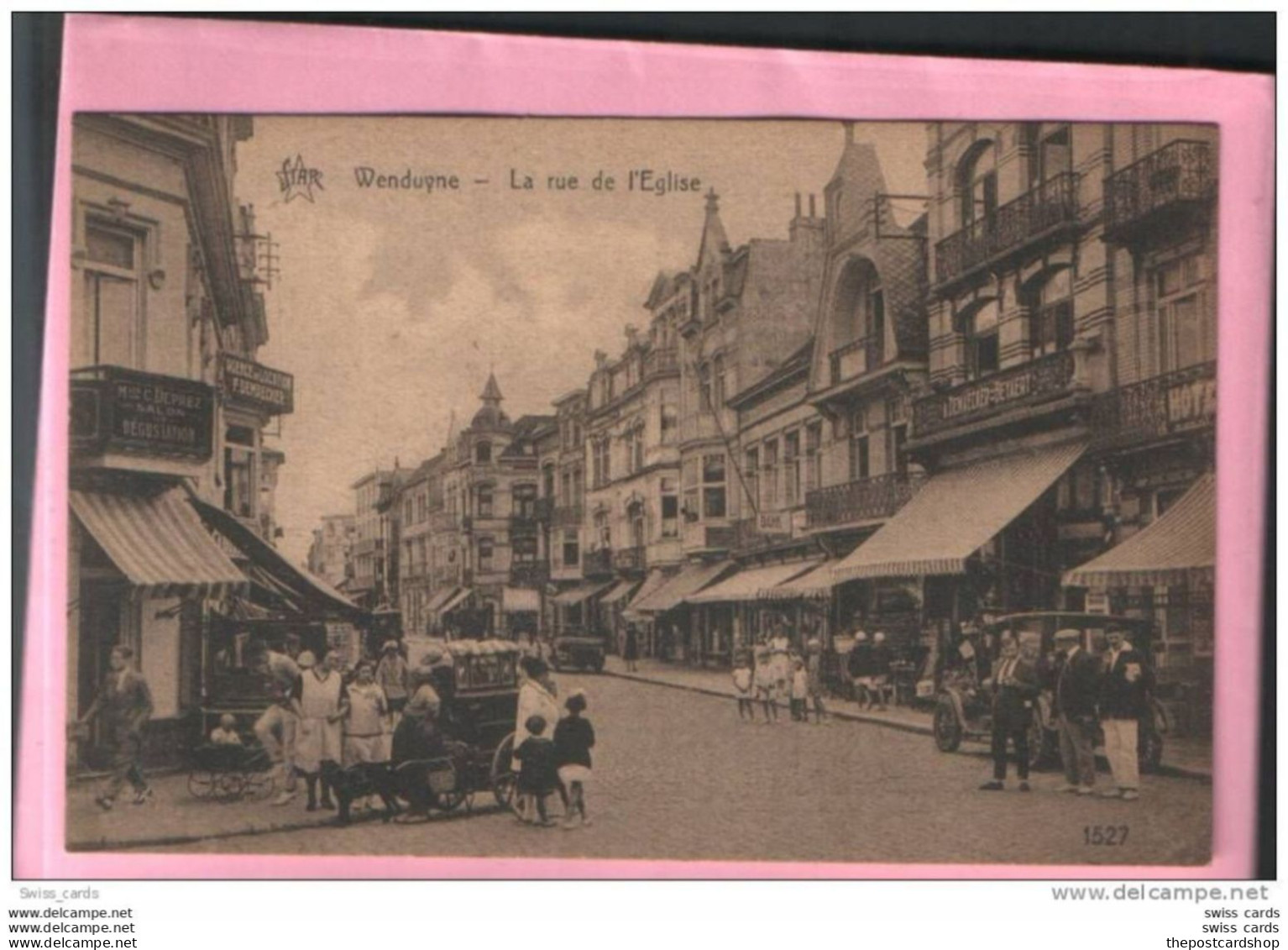 WENDUINE - WENDUYNE La Rue De L'Eglise Attelage De Chiens UNUSED BELGIUM - Wenduine