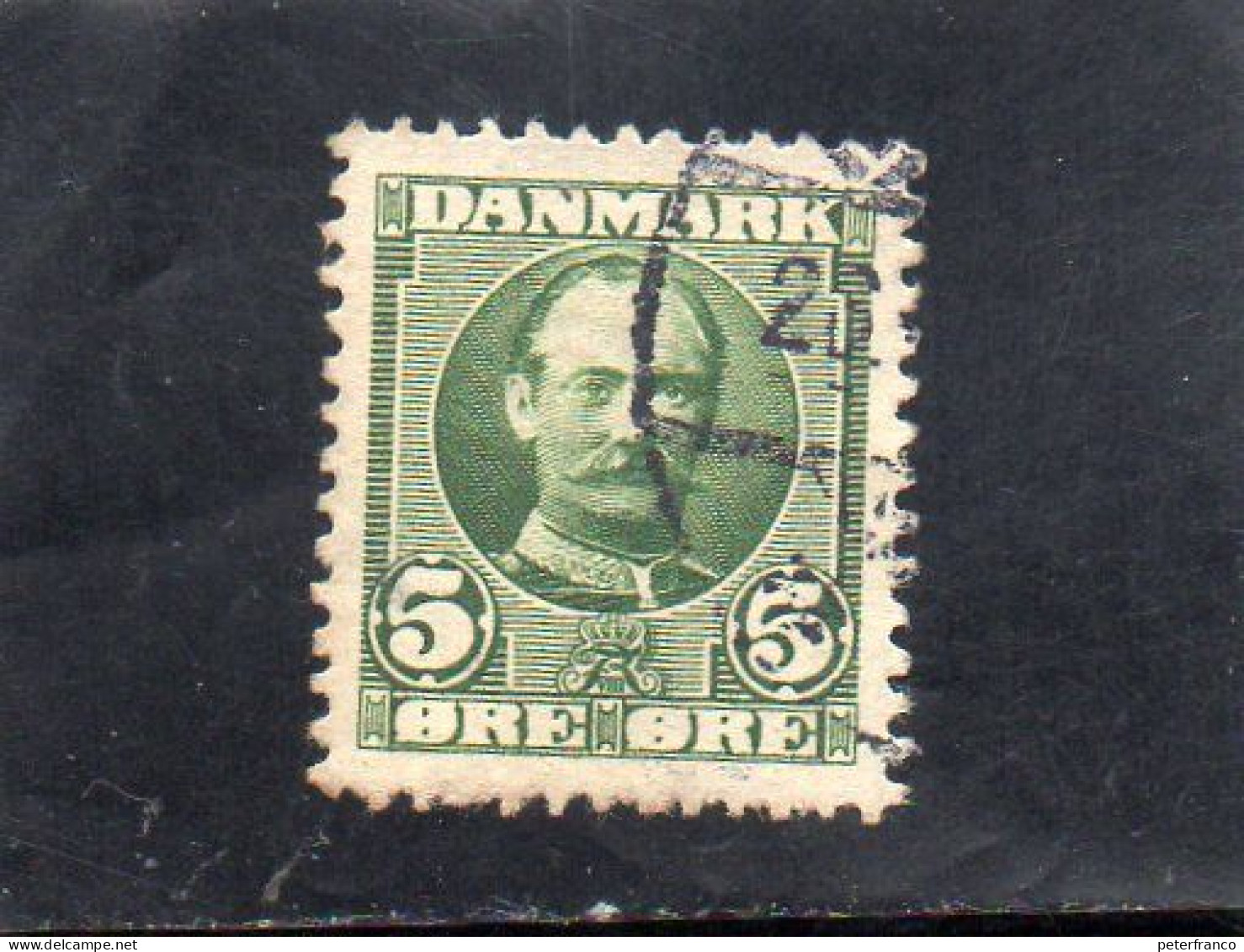 1907 Danimarca - Re Frederik VIII - Oblitérés