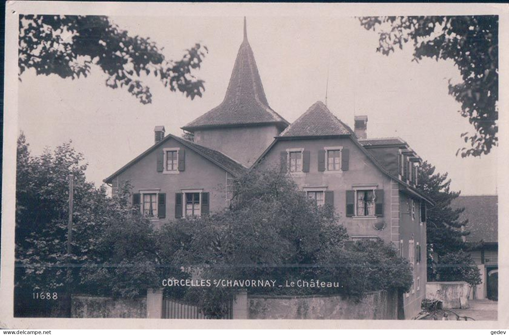 Corcelles Sur Chavornay VD, Le Château (11688) - Chavornay