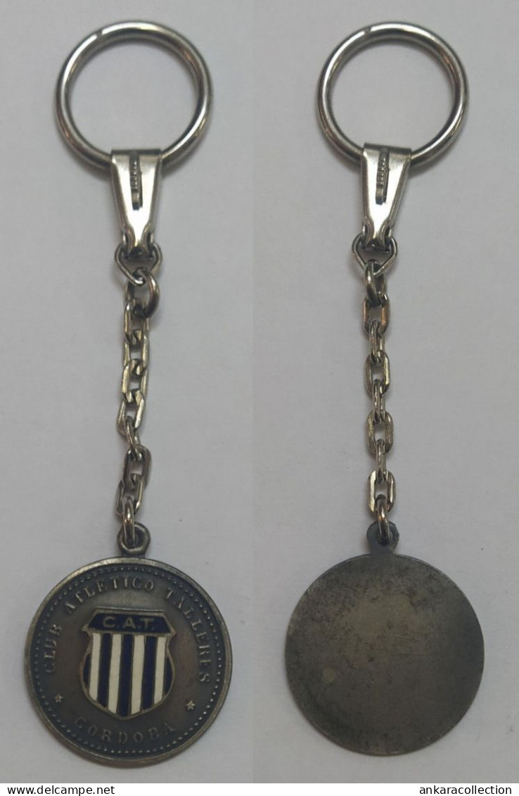 AC -  CLUB ATLETICO TALLERES CORDOBA FOOTBALL - SOCCER KEY CHAIN RING - Uniformes Recordatorios & Misc