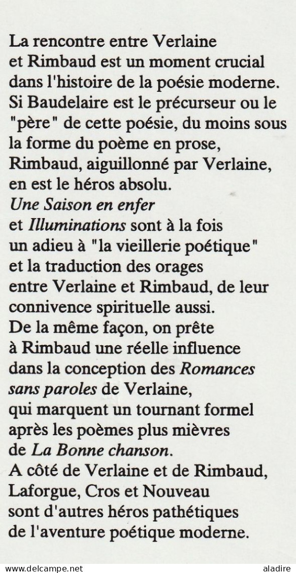 Les Grands Fondateurs De La Poésie Moderne Verlaine, Rimbaud, Laforgue, Cros... Dir. Jean Orizet - Relié - 1992 - Tome 2 - Auteurs Français