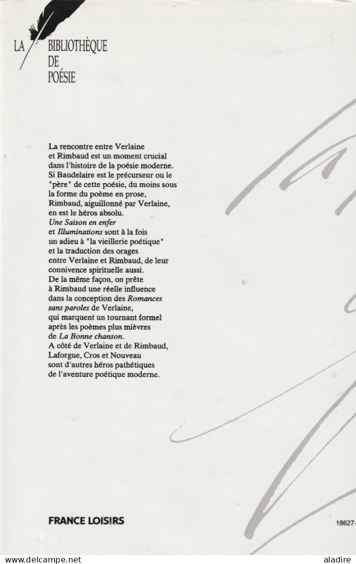 Les Grands Fondateurs De La Poésie Moderne Verlaine, Rimbaud, Laforgue, Cros... Dir. Jean Orizet - Relié - 1992 - Tome 2 - French Authors