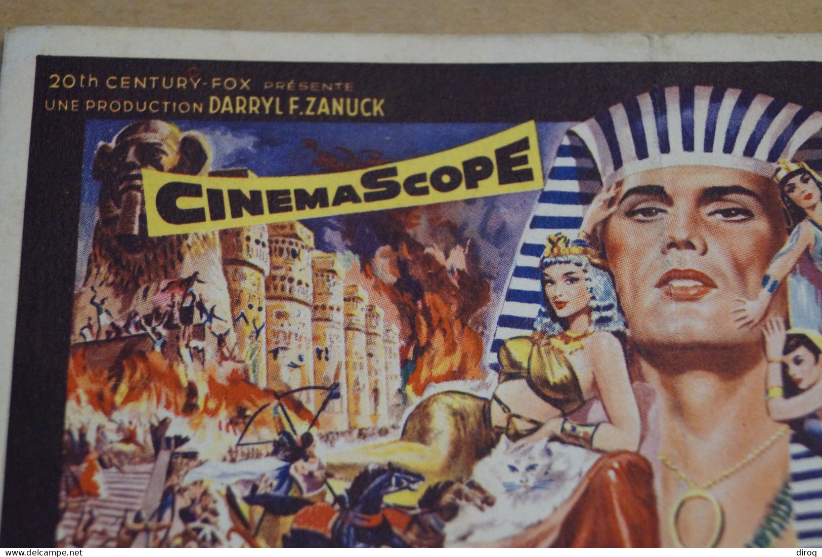 RARE Belle Petite Affiche Cinéma,l'Egyptien,160 / 100 Mm. Original - Posters