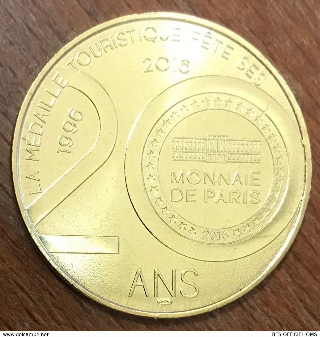 15 PAYS DE SALERS CANTAL AUVERGNE VACHE MDP 2016 MEDAILLE SOUVENIR MONNAIE DE PARIS JETON TOURISTIQUE MEDALS COIN TOKENS - 2016