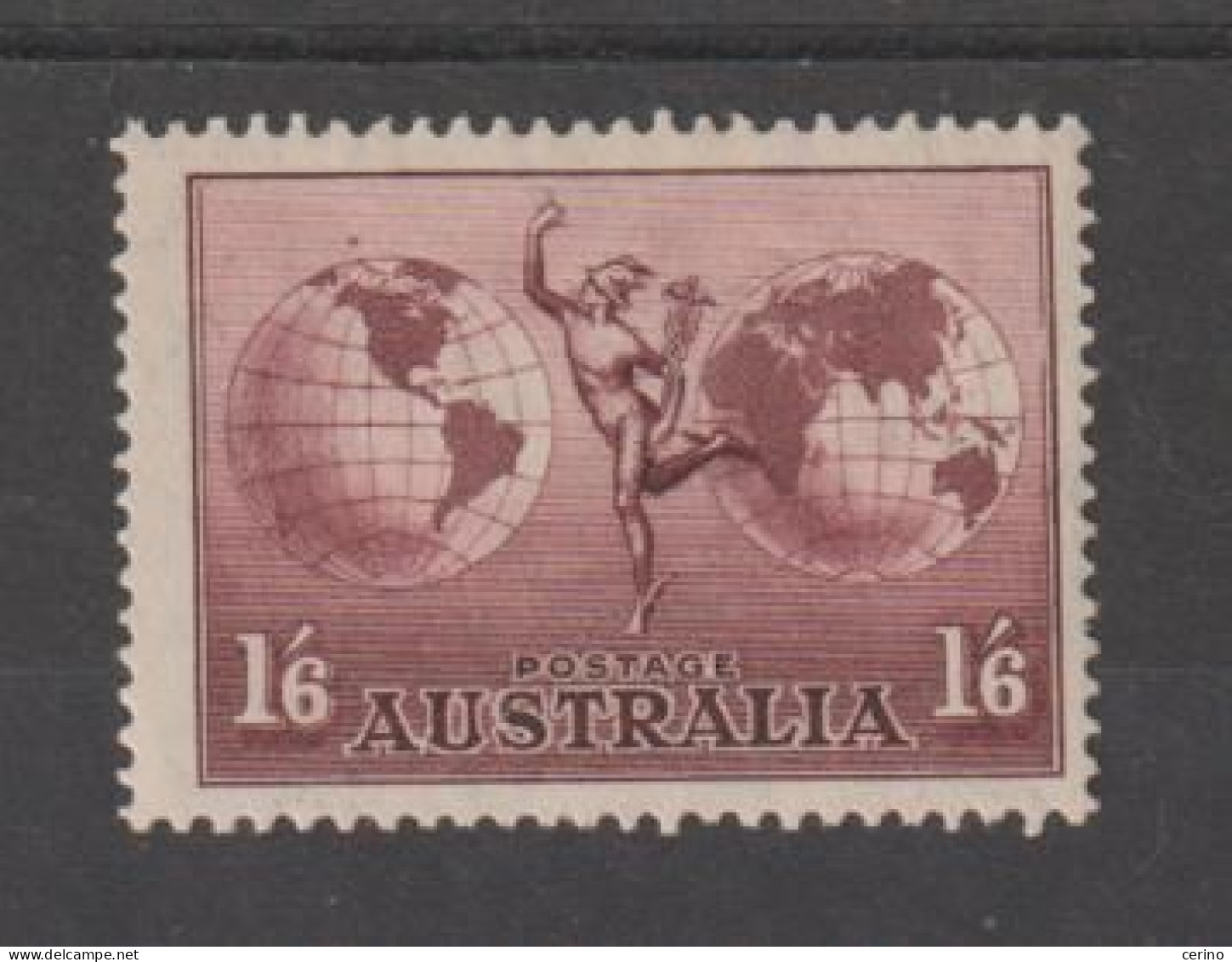 AUSTRALIA:  1937  AIRMAIL  -  1/6  UNUSED  STAMP  -  YV/TELL. 6 - Ungebraucht