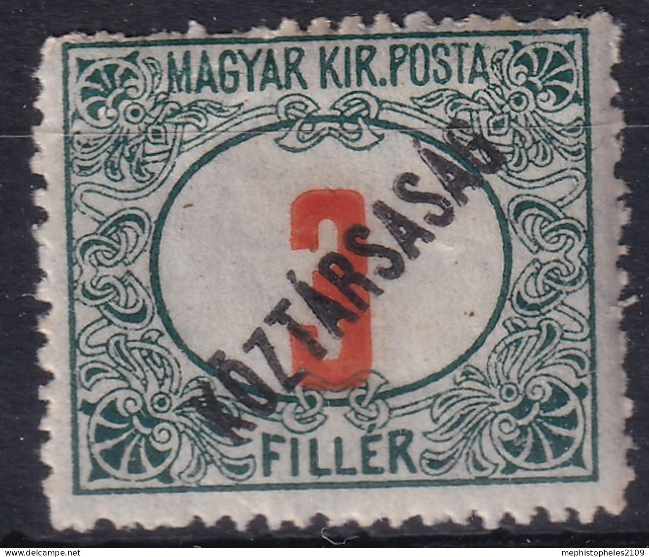 HUNGARY 1918/19 - MLH - Sc# J46 - Taxe - Impuestos