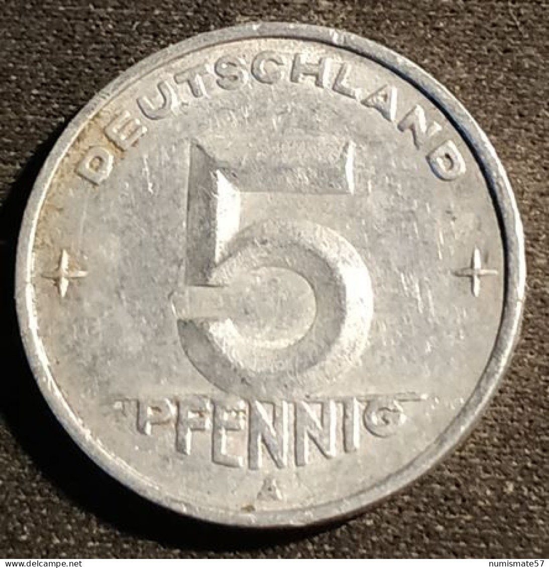 RDA - ALLEMAGNE - GERMANY - 5 PFENNIG 1950 A - KM 2 - 5 Pfennig