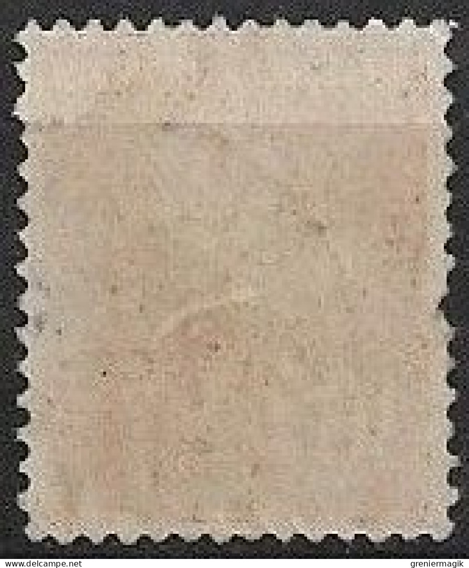 France Semeuse 10c N°138c Rouge écarlate Oblitéré En 1907 - Used Stamps