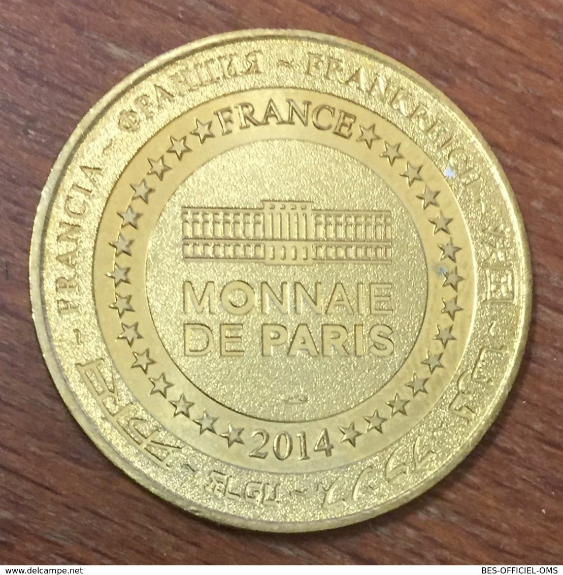 33 BORDEAUX HEURTOIR XVIIIe SIÈCLE MDP 2014 MÉDAILLE SOUVENIR MONNAIE DE PARIS JETON TOURISTIQUE MEDALS COINS TOKENS - 2014